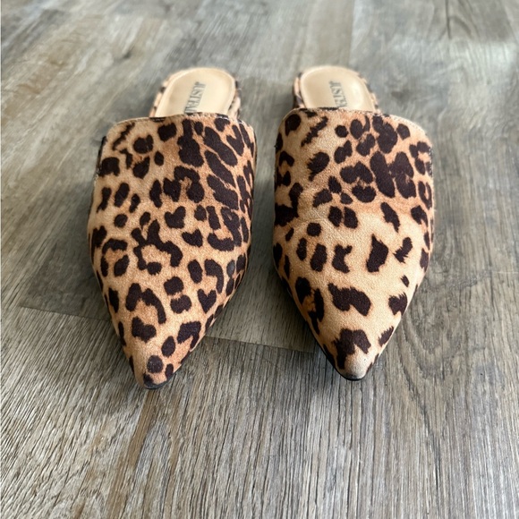 JustFab • Leopard Print Mules - Picture 3 of 7